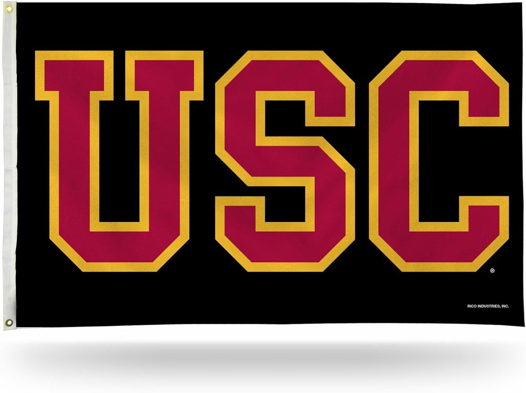 USC Trojans 3x5 flag, with metal grommets