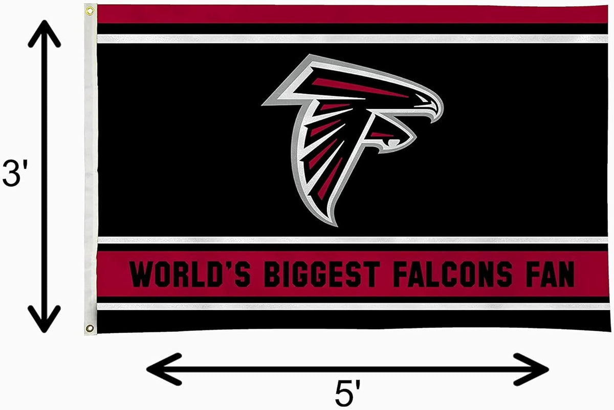 Atlanta Falcons 3x5 Flag, World's Biggest Fan