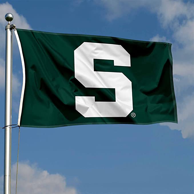 Michigan State University Spartans Flag