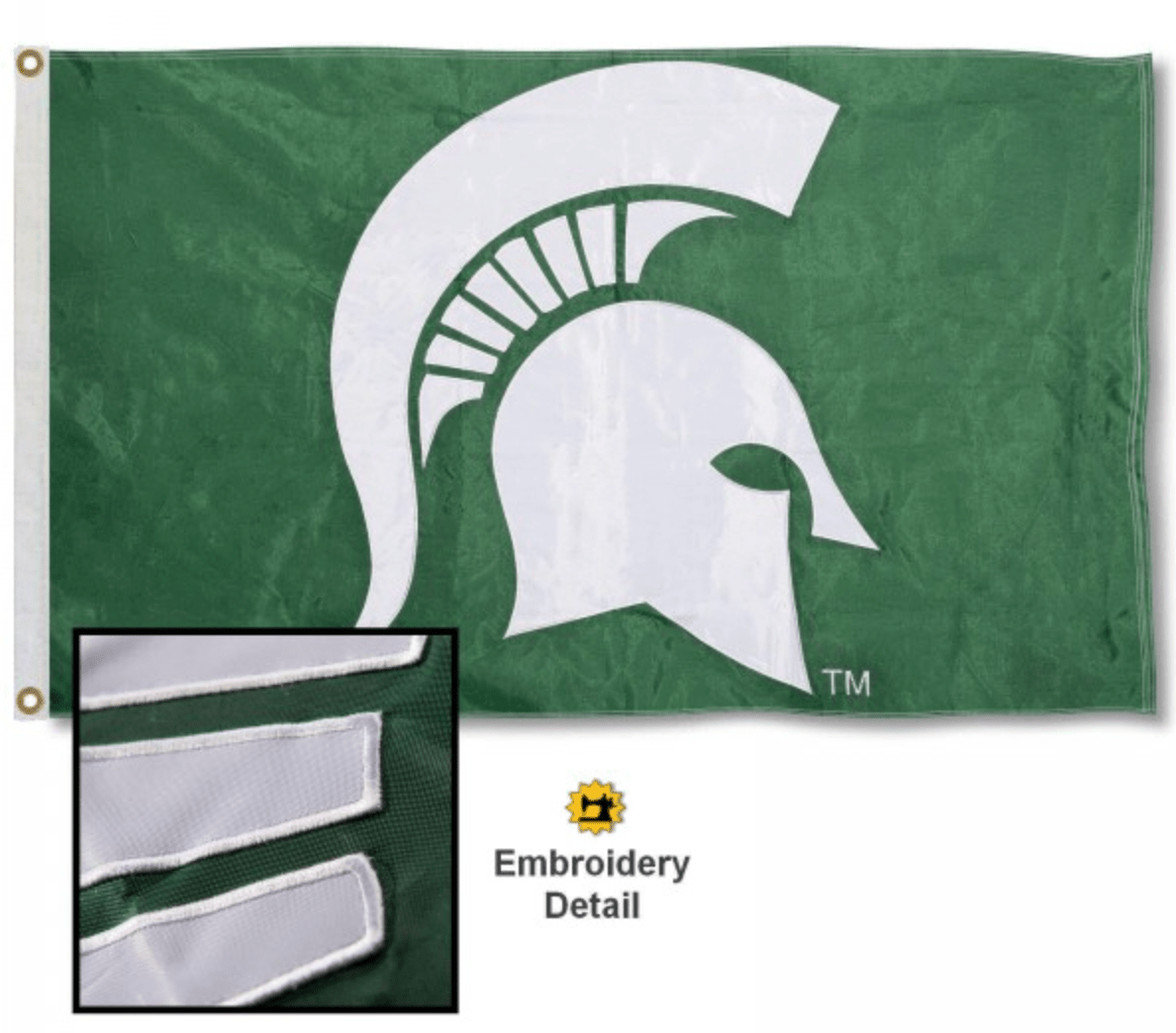 Michigan State University Spartans Flag