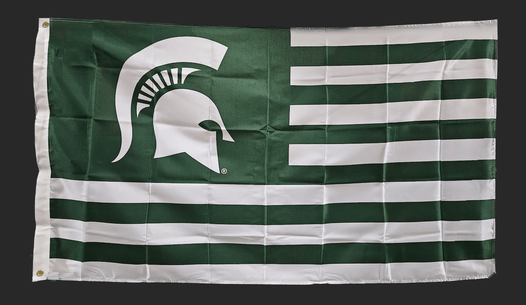 Michigan State University Spartans Flag
