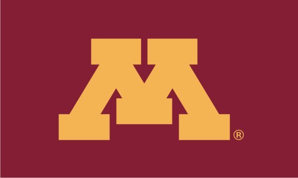 Minnesota Golden Gophers Appliqué Flag (3'x5')