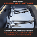 HitchFire F-20 Hitch-Mounted Propane Grill, 20,000 BTU