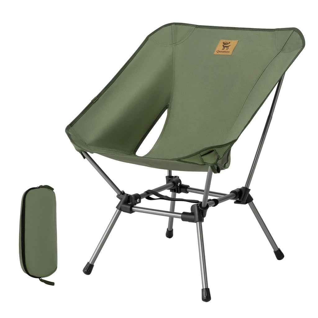 Qunature Ultralight Aluminum Camping Chair, 260 lb Capacity