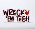 Load image into Gallery viewer, Tailgated Co. Wreck 'Em Tech Letter Acrylic Block Shelfie
