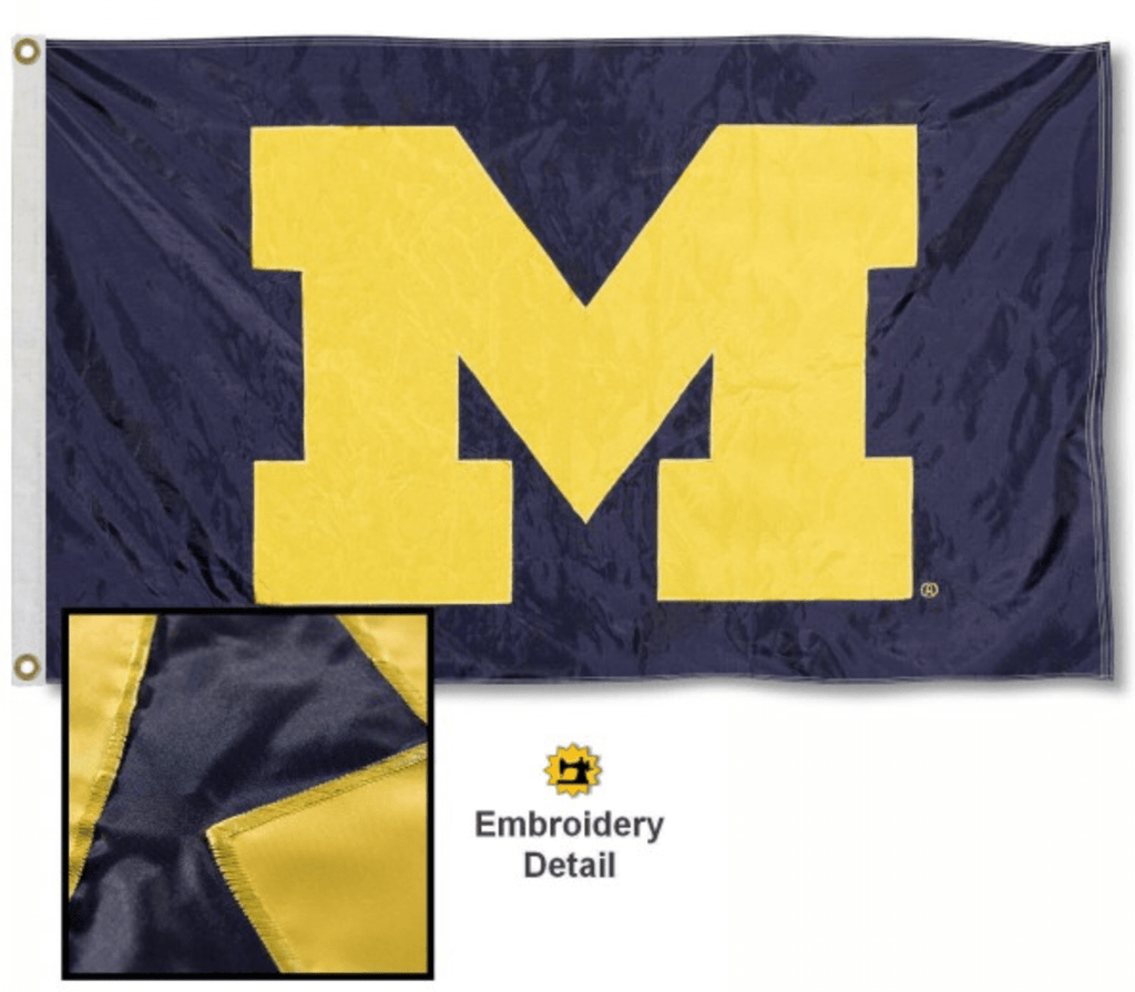 Michigan Wolverines Flag