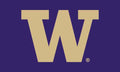 Washington Huskies Appliqué Flag (3'x5')